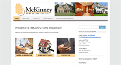 Desktop Screenshot of mckinneyhomeinspection.com